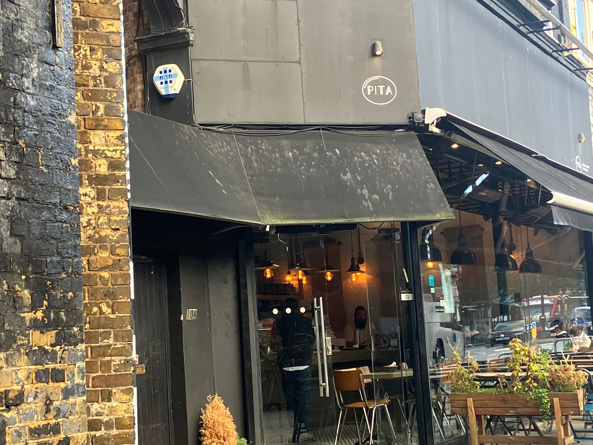 Pita, a restaurant that had its windows shattered and cash register stolen in the days after the Oct. 7 Hamas attack on Israel.