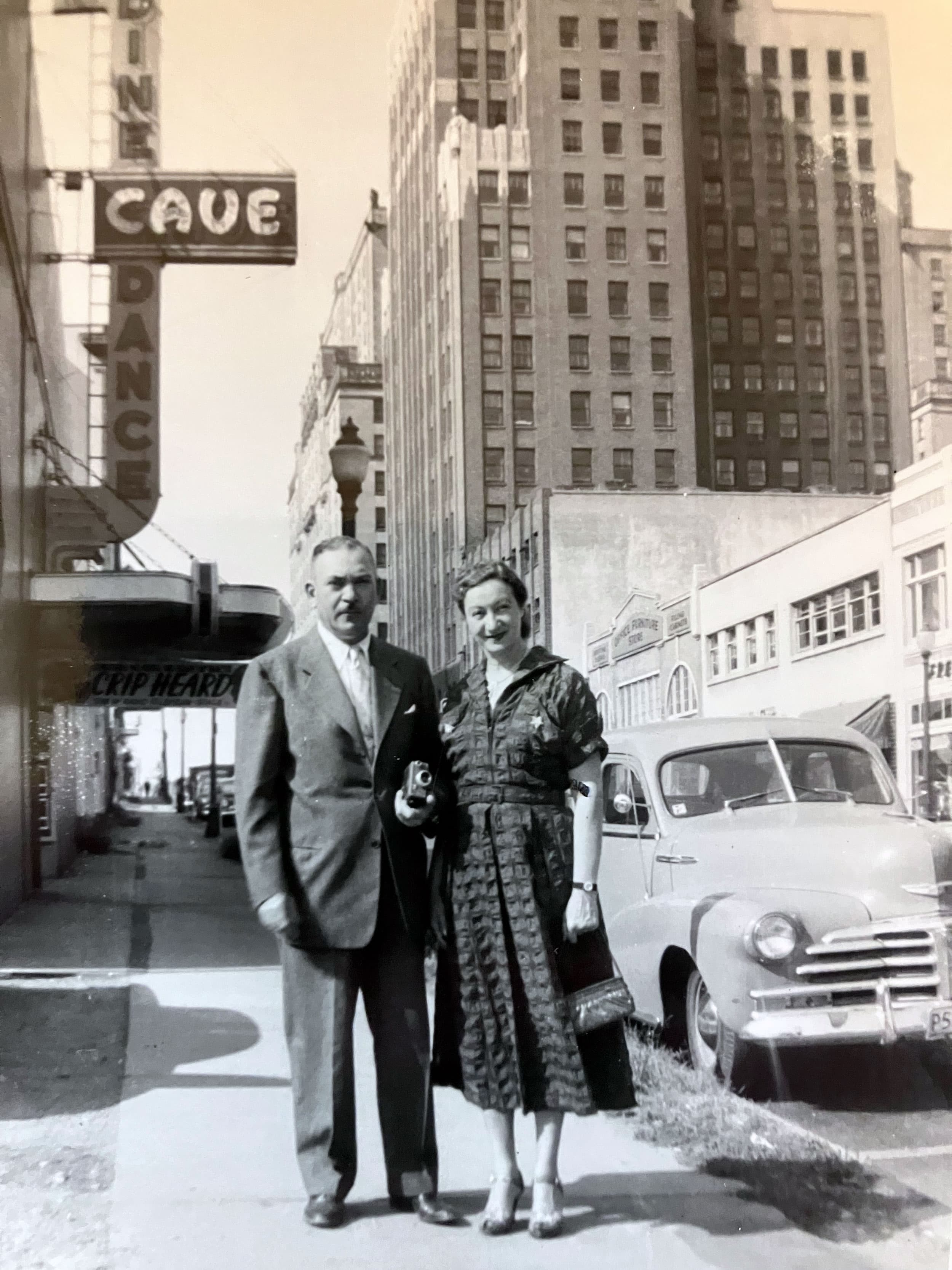 Manuel E. Lichtenstein and Isabelle Lichtenstein pose for a photo some time after he returned from Italy.