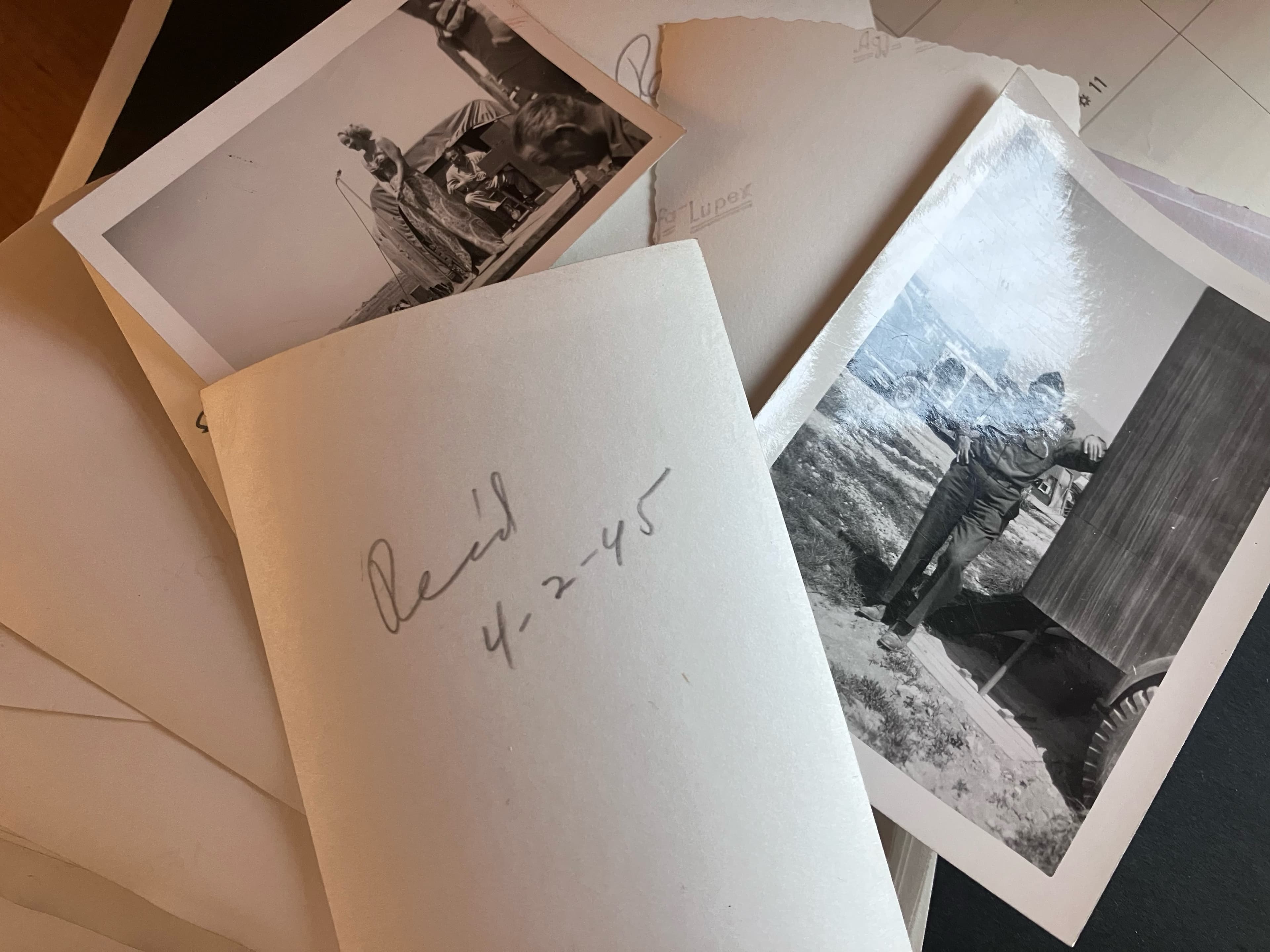 Isabelle Lichtenstein, wife of Manuel E. Lichtenstein, lovingly catalogued each photo received during the war.