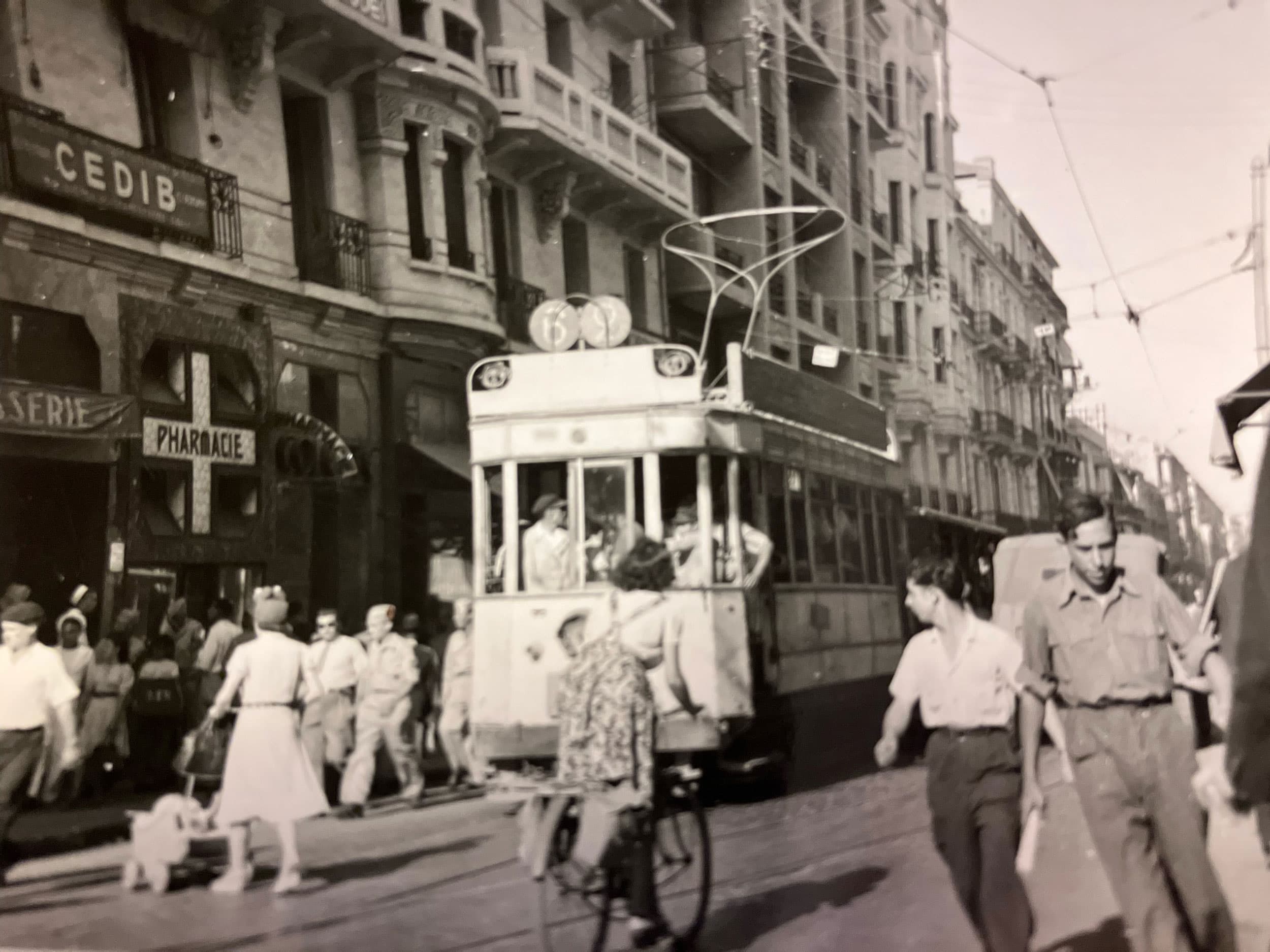 A hectic street scene in southern Italy, 1944.