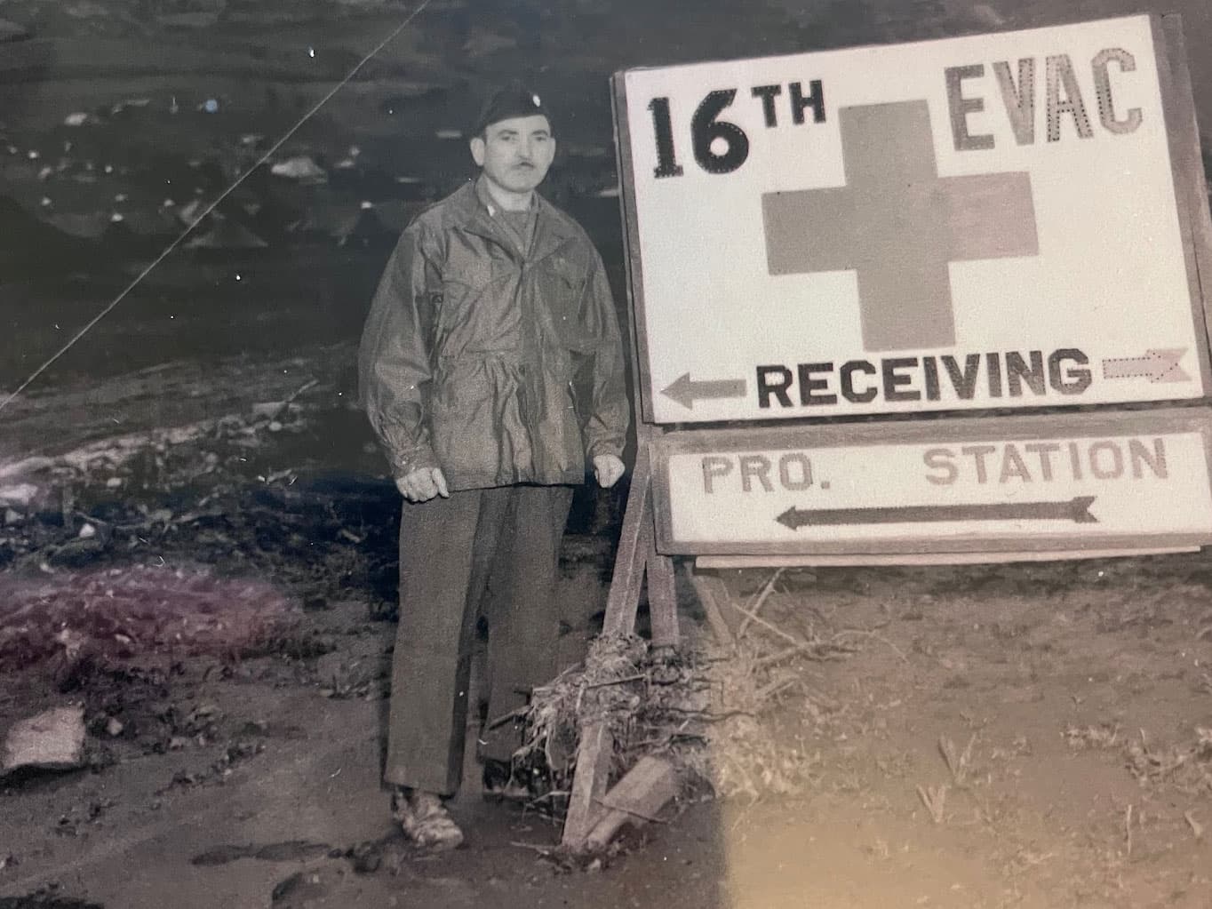 Lt. Col. Manuel E. Lichtenstein, chief surgeon of the 16th Evacuation Unit with Michael Reese Hospital during World War II.