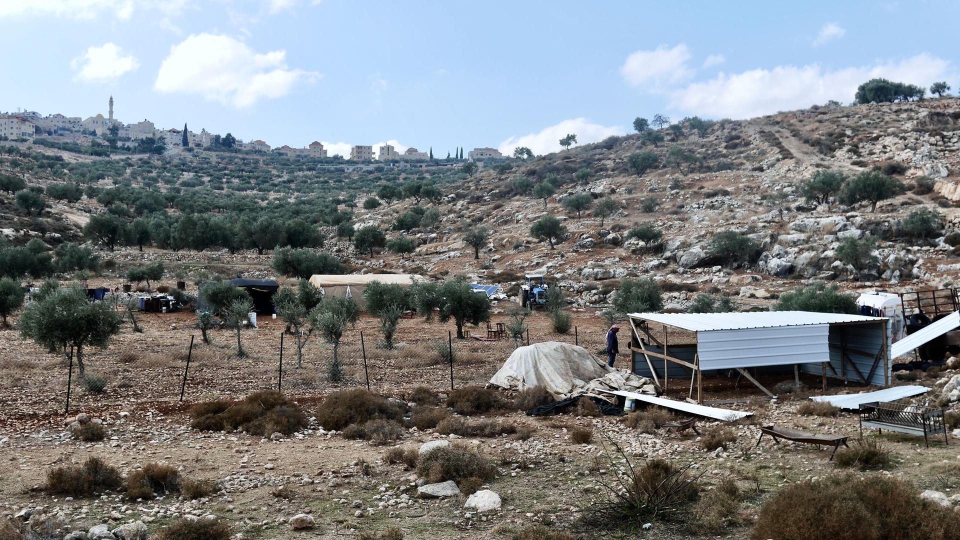 For more than 30 years, Palestinian and Bedouin shepherds say they lived peacefully in part of the Israeli-occupied West Bank. 