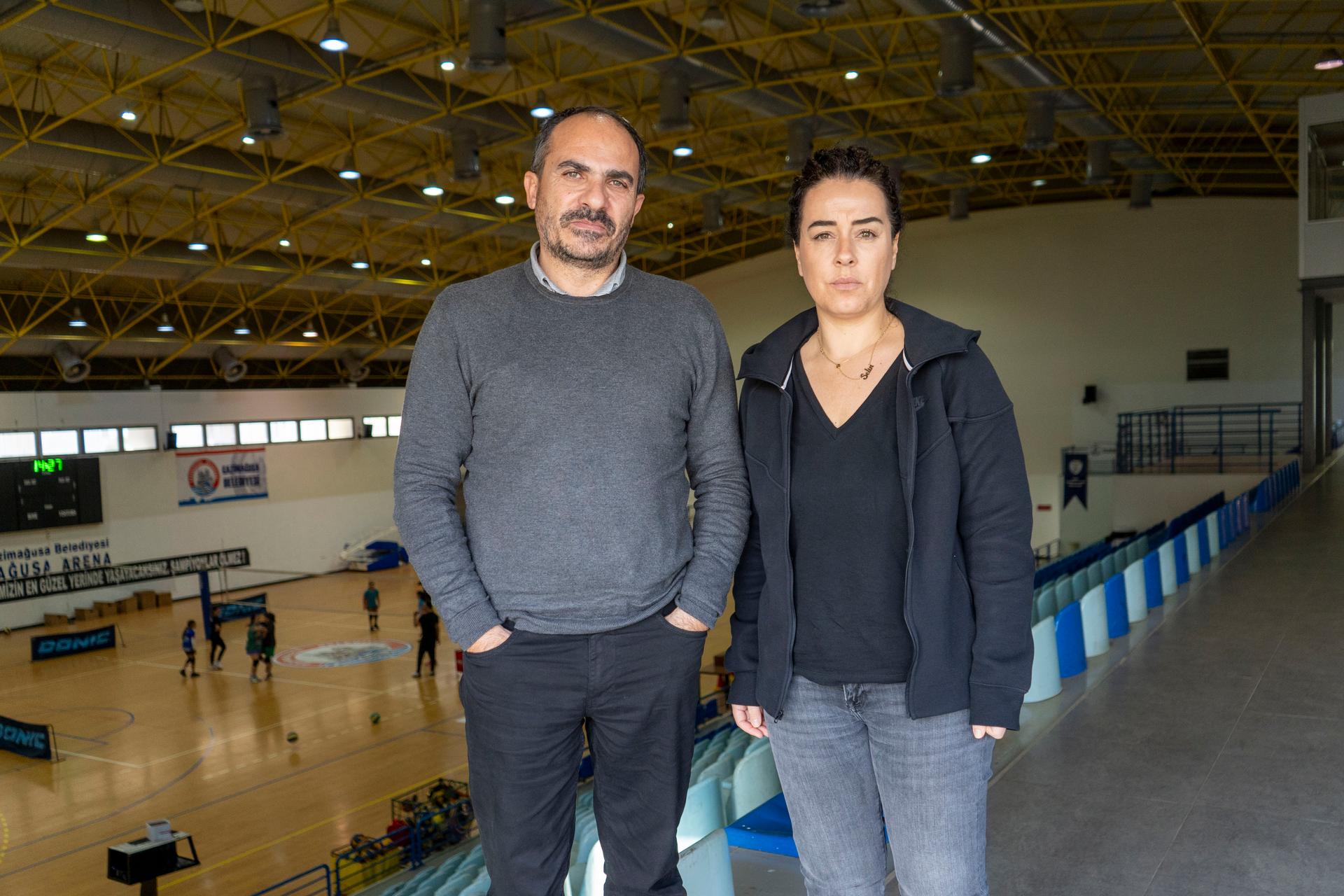 parents in a gym