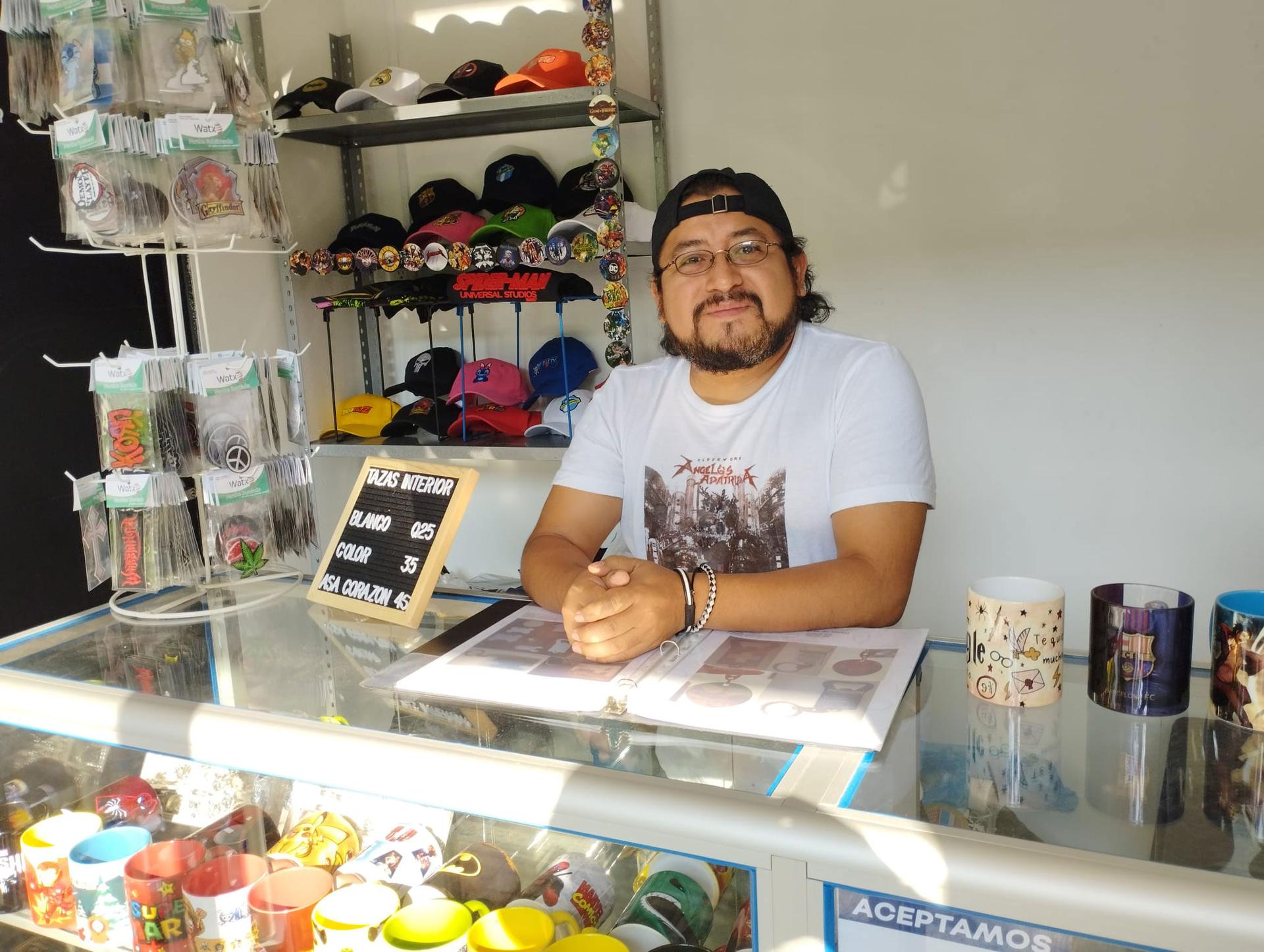 Carlos Rafael, who works at a gift shop, says he feels hopeful since Arévalo took office.