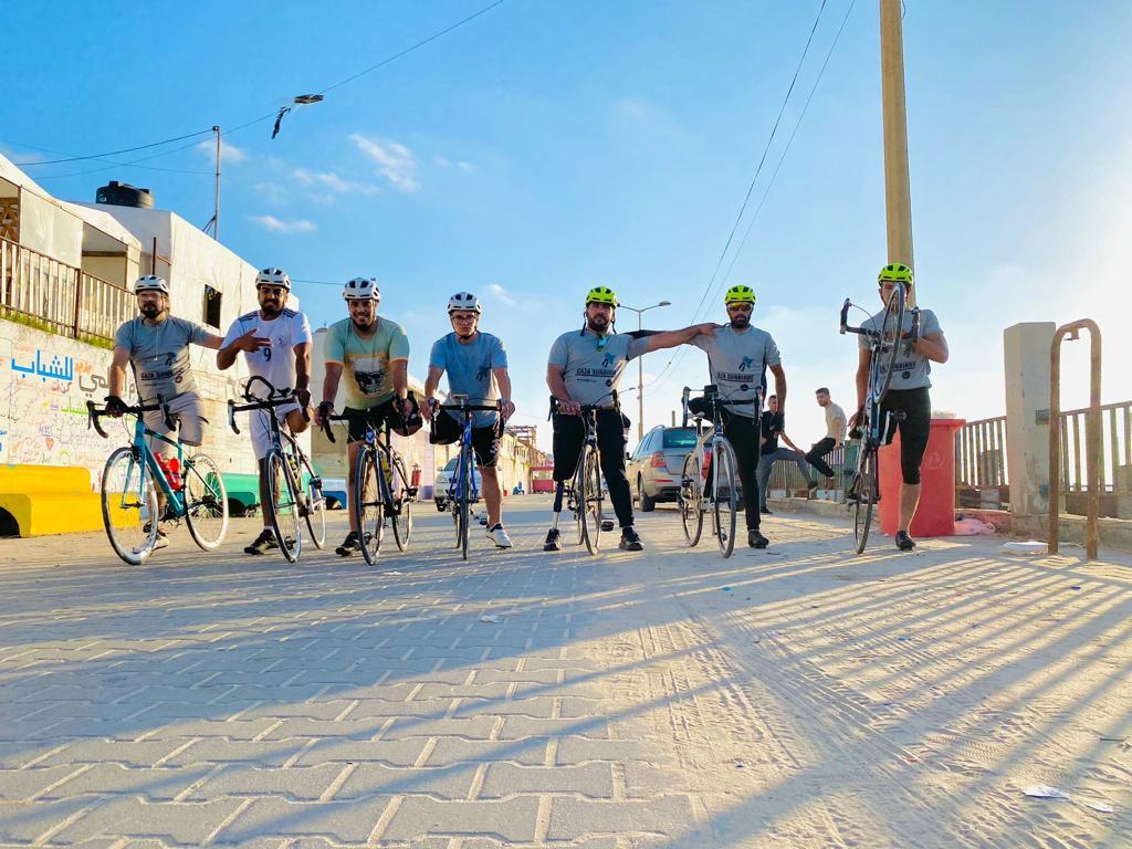 The Gaza Sunbirds are a paracycling team that formed in 2020. Many of its members have lost limbs during war.