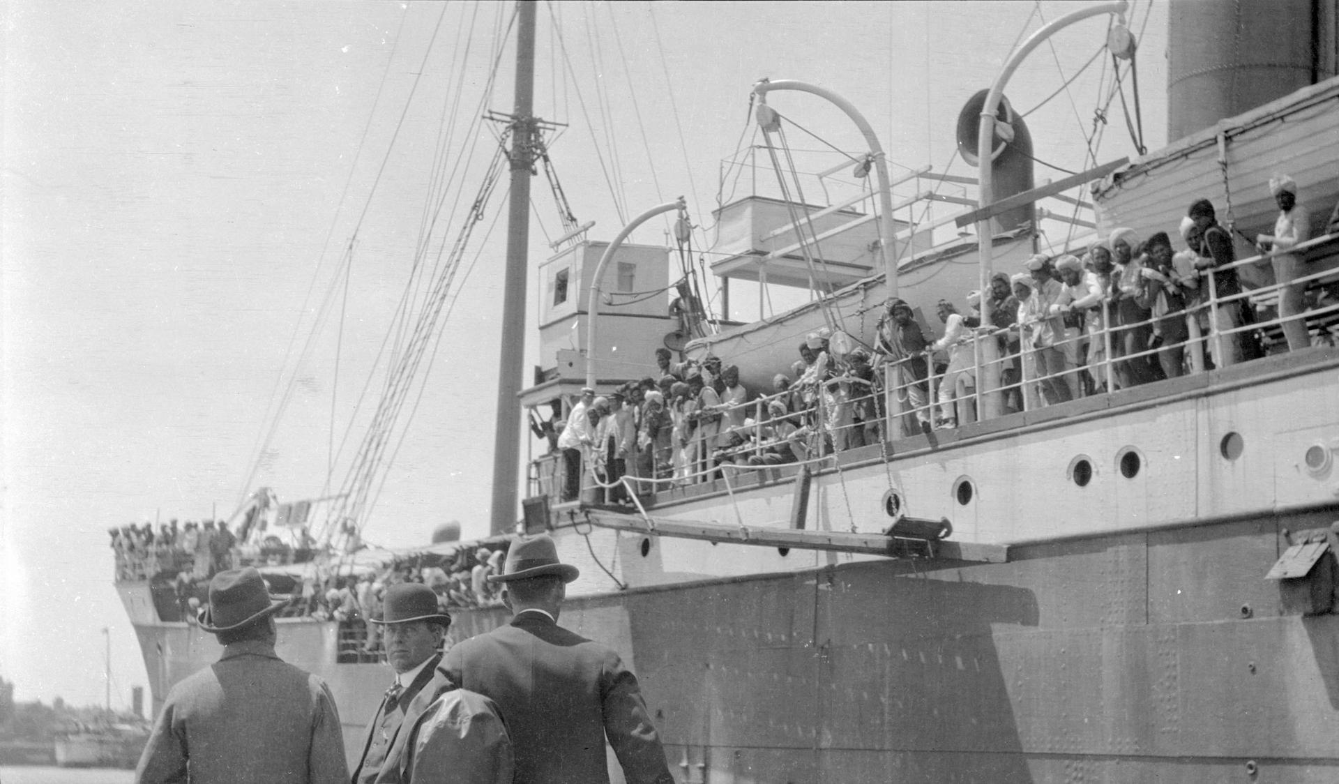 Canadian officials and the Komagata Maru