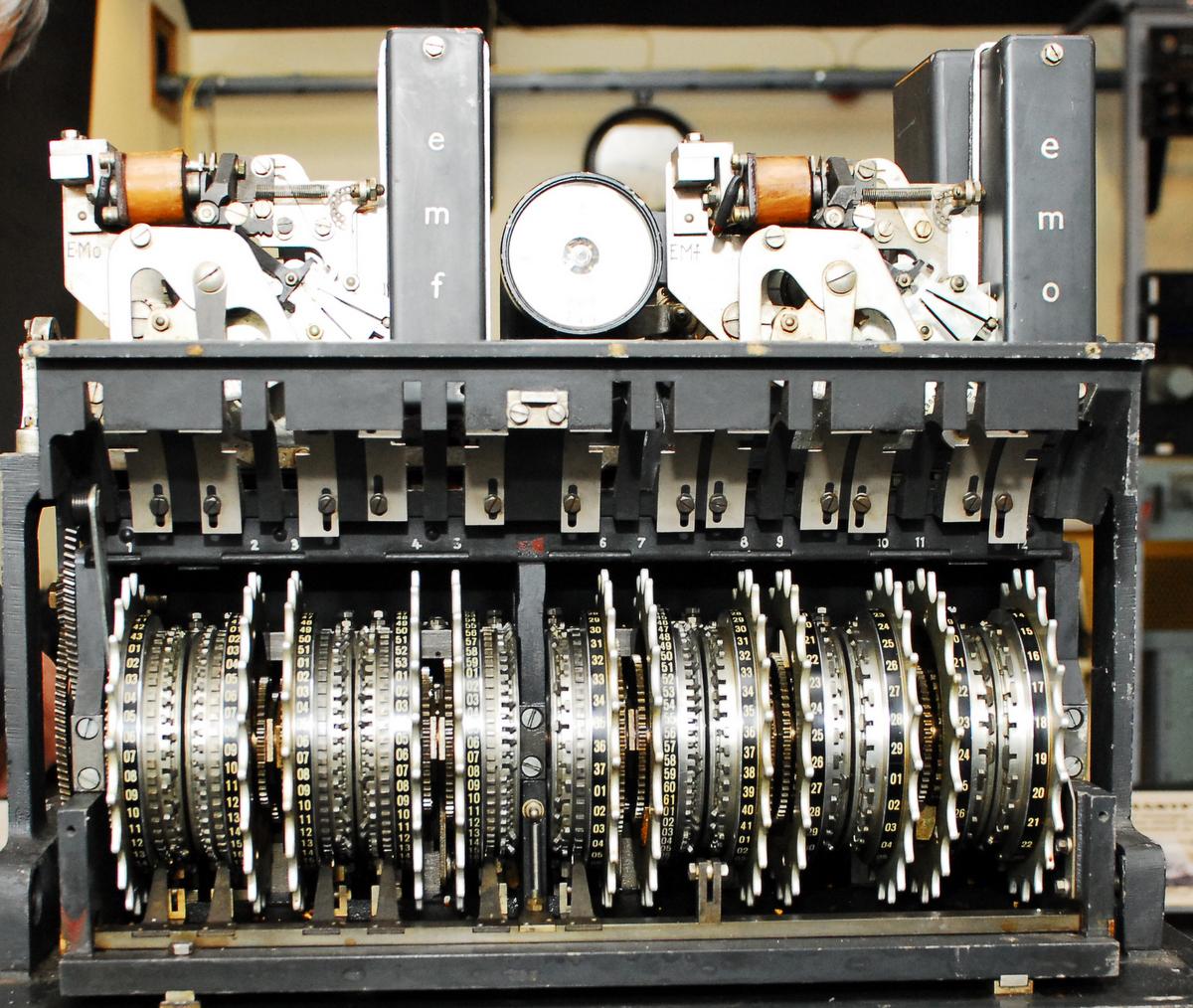 The Lorenz SZ42 encryption machine, which is currently on loan to the National Museum of Computing. It will be used with the teleprinter to give a demonstration of how the machine worked during WWII.