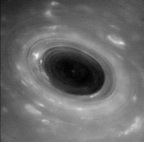 Saturn hurricane cassini