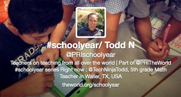 The #SchoolYear Twitter account