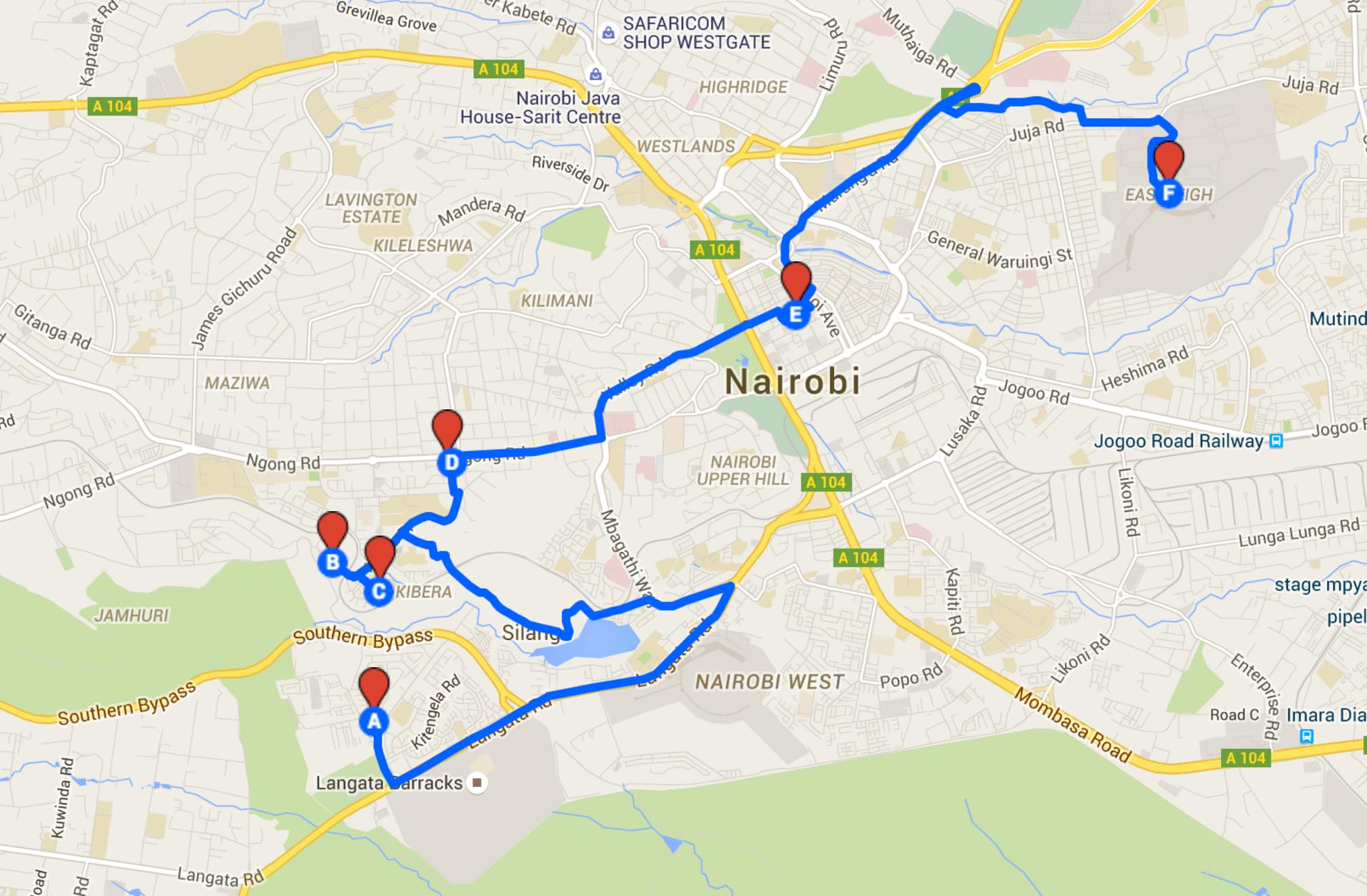 Matatu route