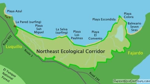 Corridor map