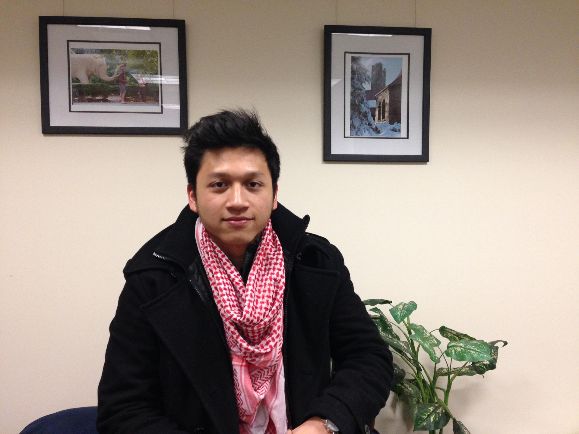 Andra Gusman is a Muslim from Jakarta, Indonesia. He says dating isn't frowned upon in his family. 