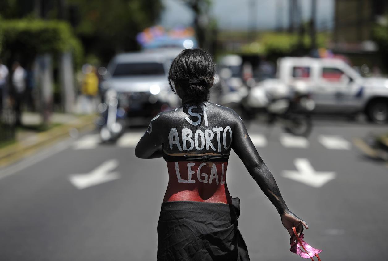 Abortion legalization demonstrator