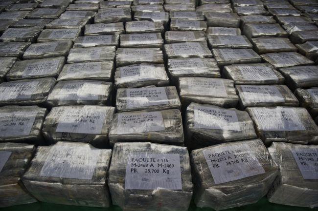 Cocaine packages in Peru