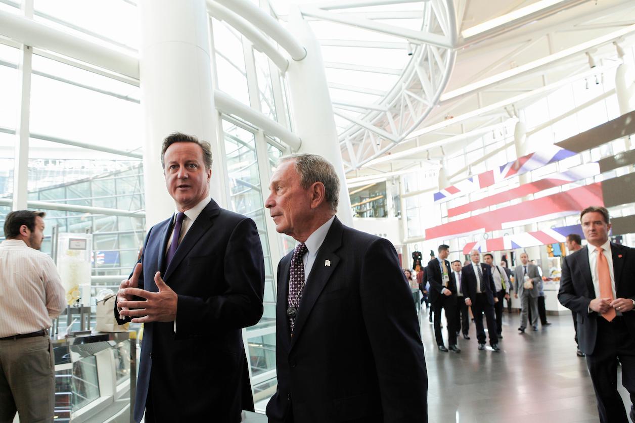 David Cameron and Michael Bloomberg