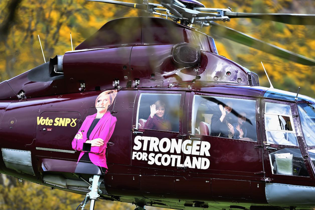 Scottish National Party helicopter