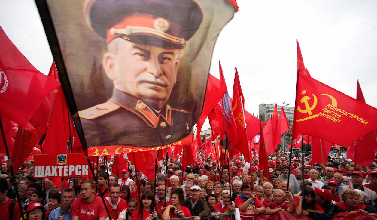 Stalin Communist rally