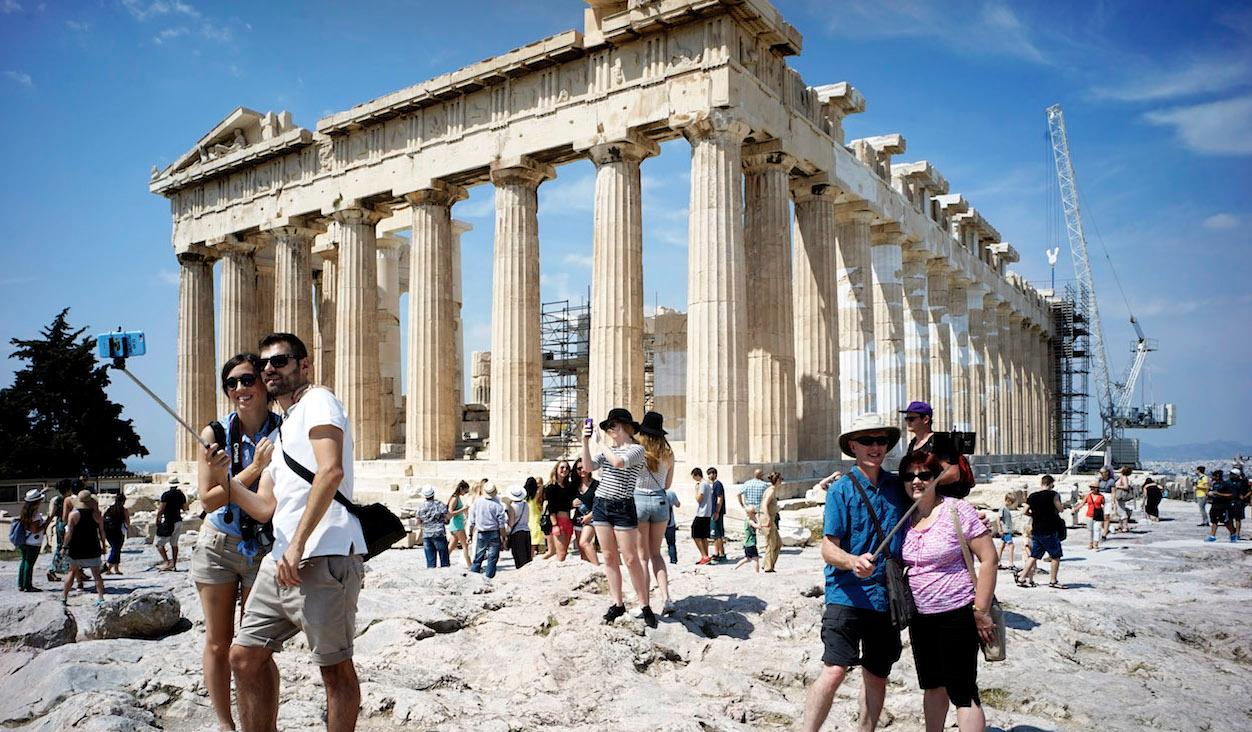 Greece tourists