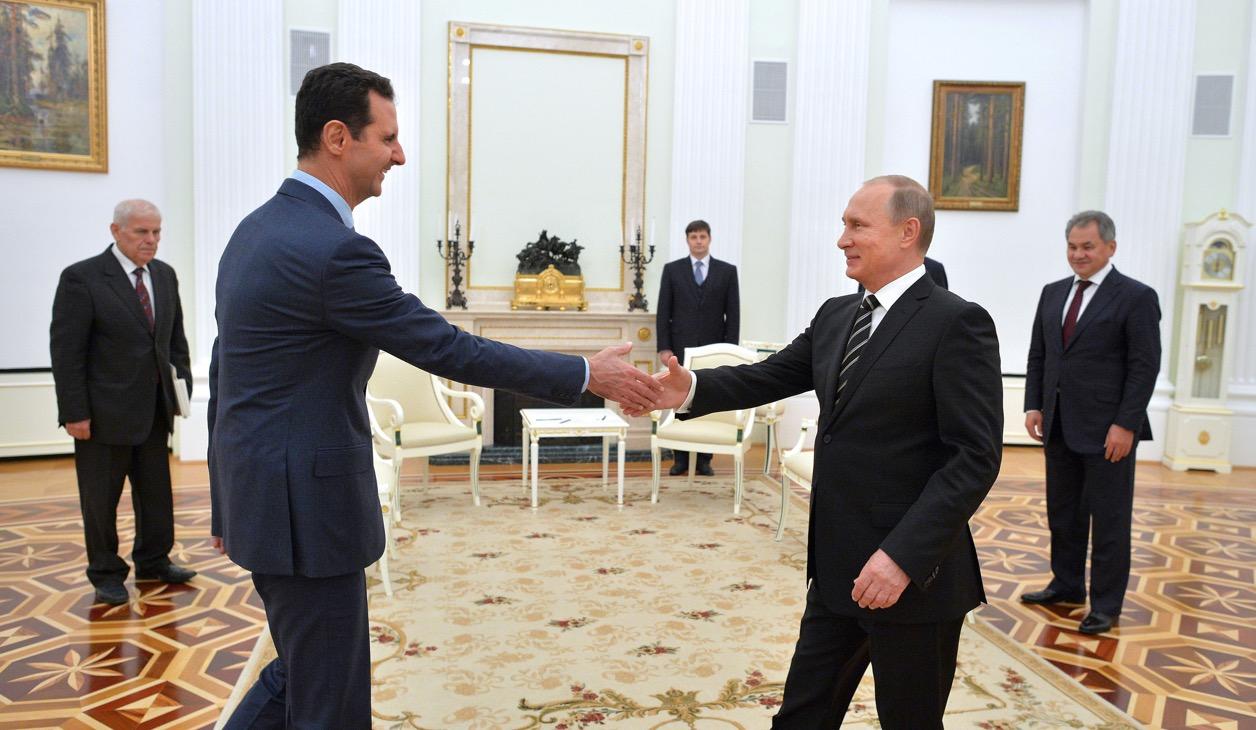 Assad and Putin in Russia