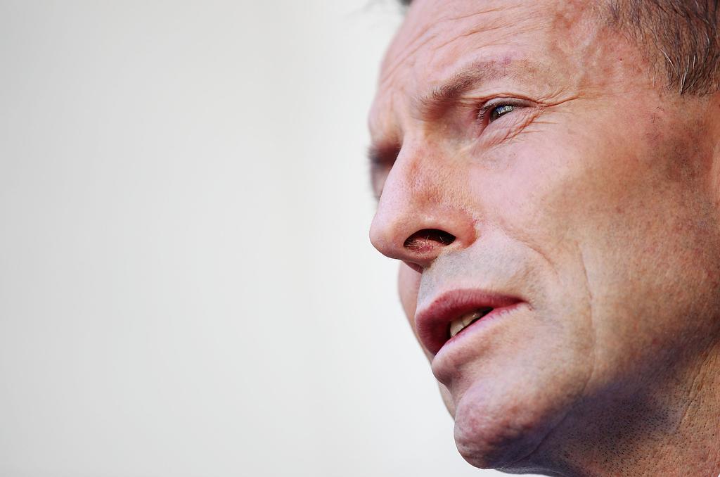 Former Australian Prime Minister Tony Abbott hasn't gone away.