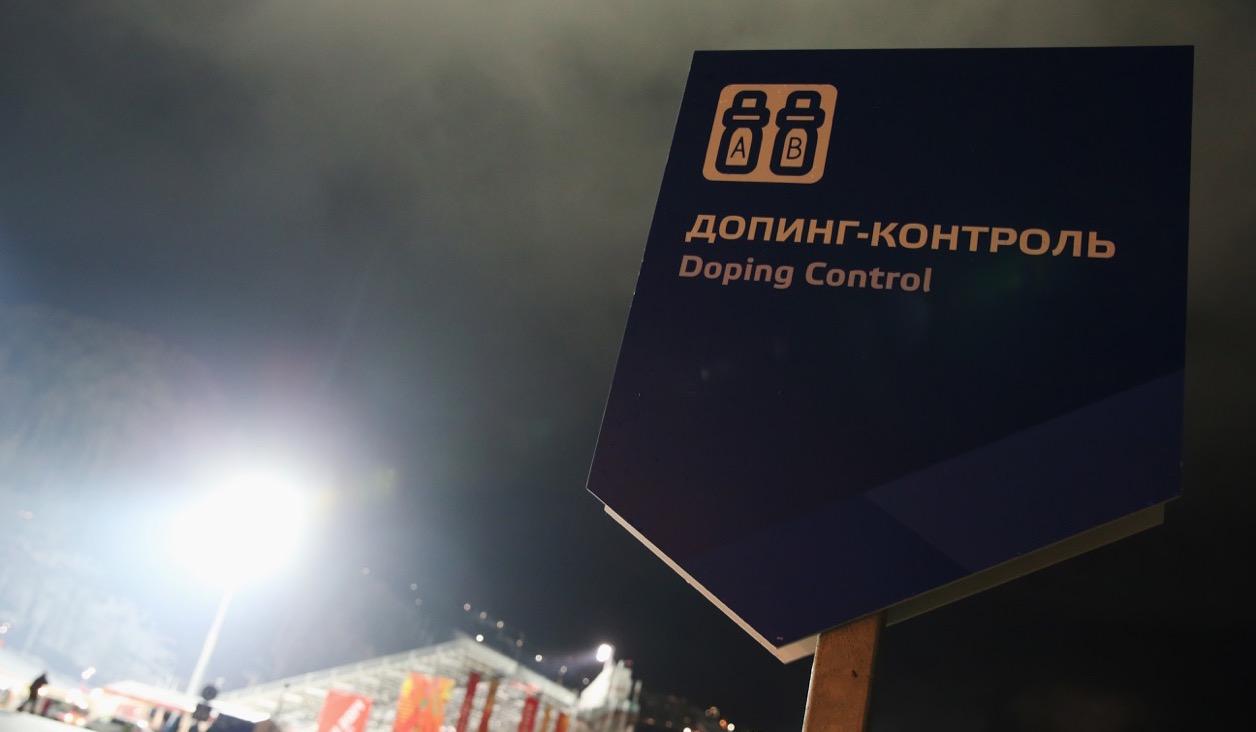 Sochi, Russia doping sign
