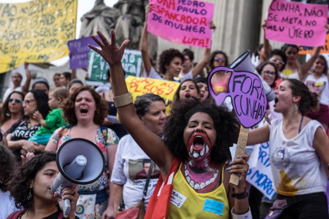Rio, Brazil women's protest