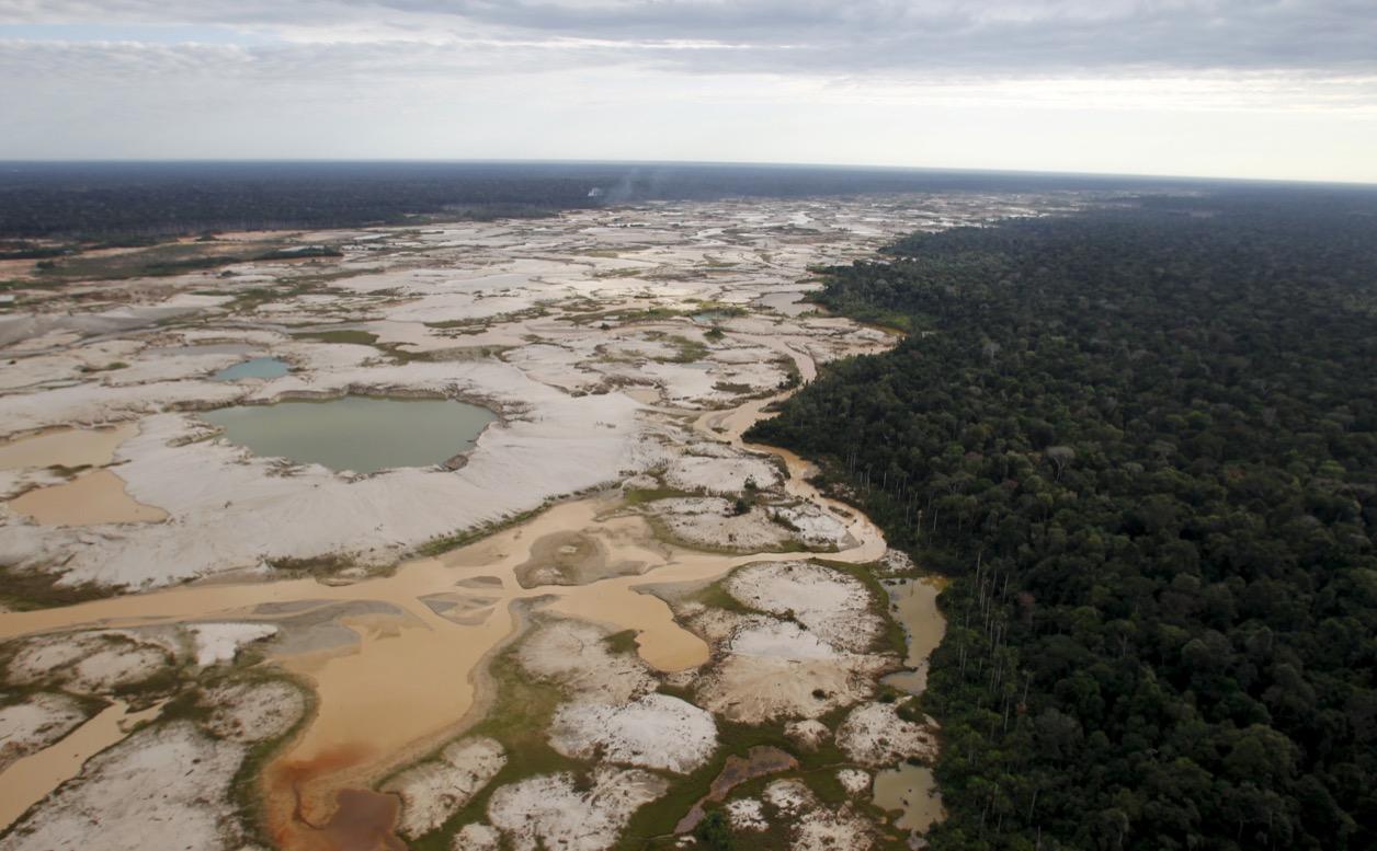 Amazon deforestation for mining
