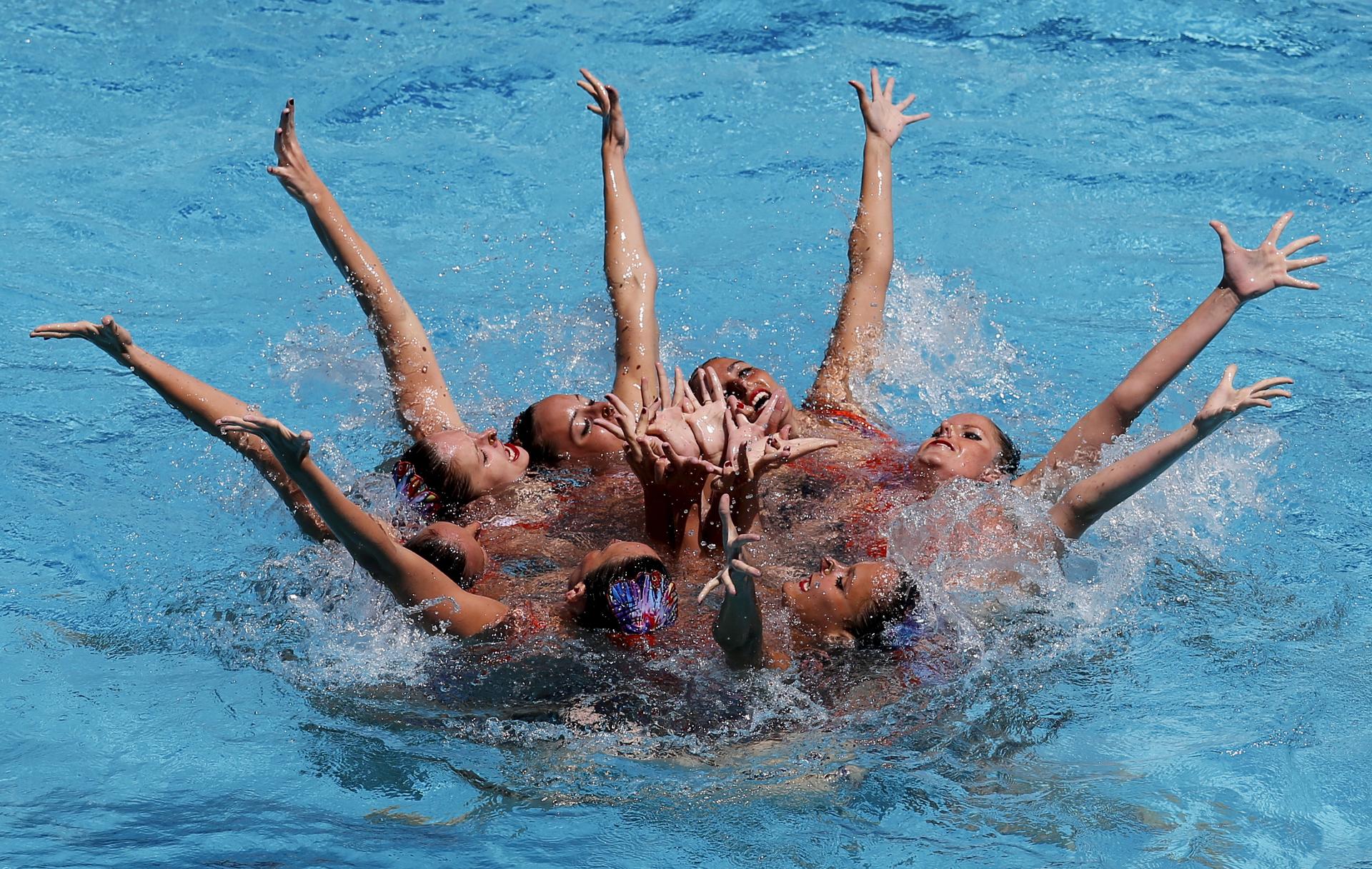 Brazil synchronized swimming