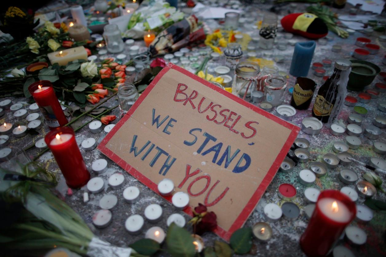 Brussels attack memorial
