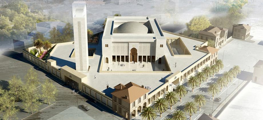 Marseille Mosque rendering