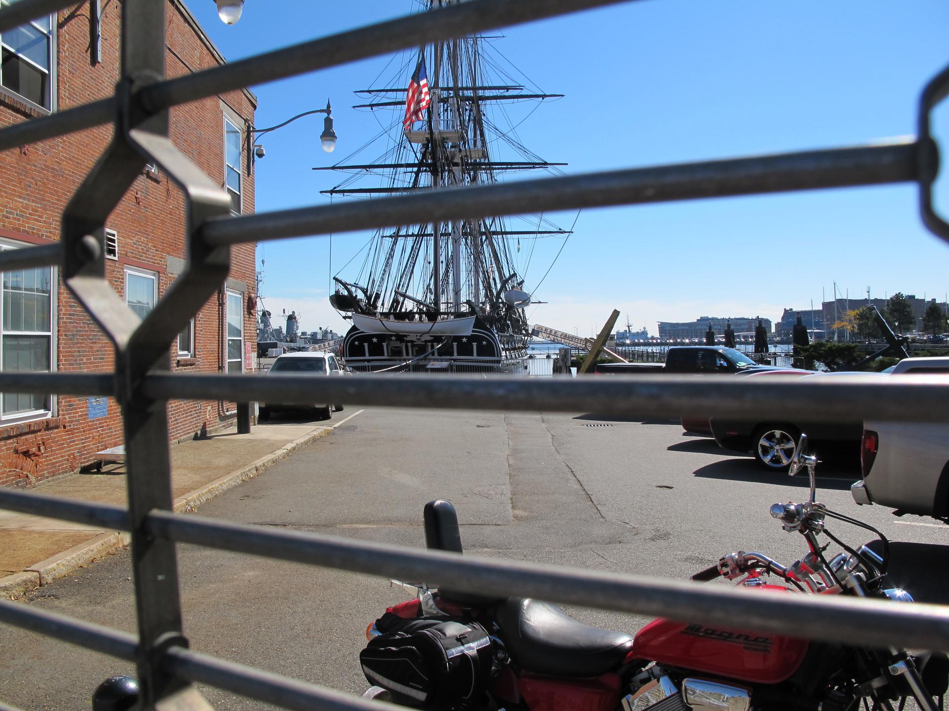 Tourists were being dropped off by the busload at the USS Constitution, and some were surprised to hear the ship was closed.