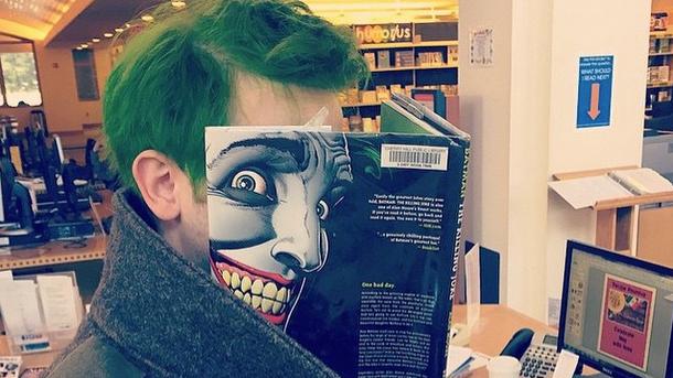 The New York Public Library's Instagram featured New Jersey's Cherry Hill Public Library photo of Batman: The Killing Joke by Alan Moore.