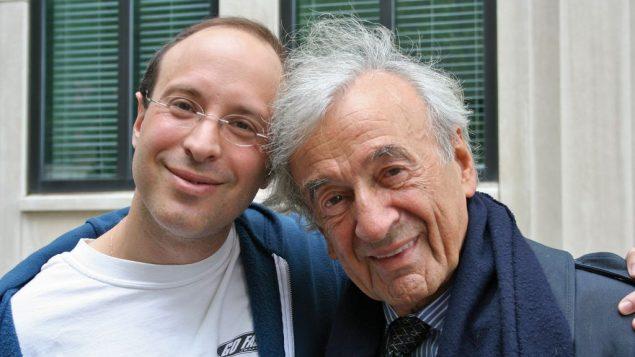Elisha Wiesel and his father, Elie Wiesel, who passed away in July, 2016.