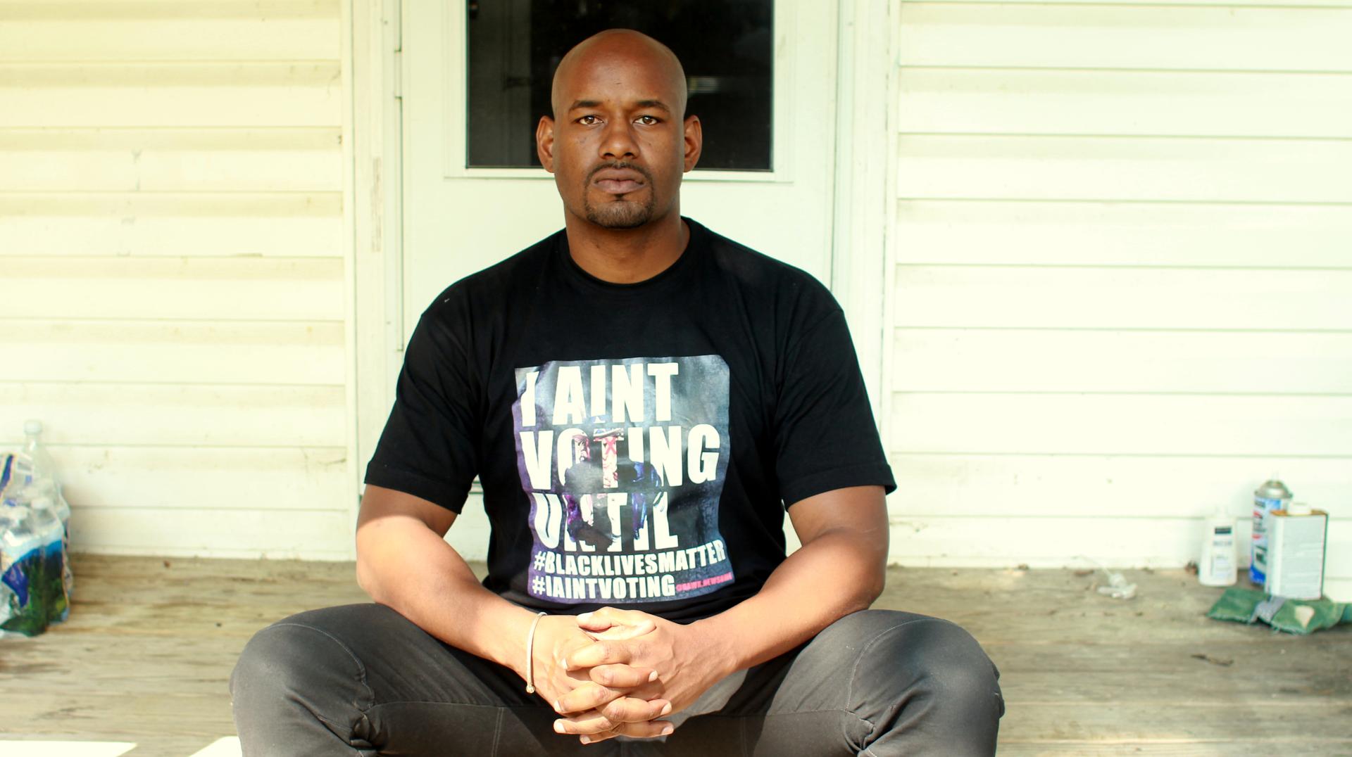 Black Lives Matter activist Hawk Newsome is calling for people to abstain from voting until the major parties listen to African American concerns. 