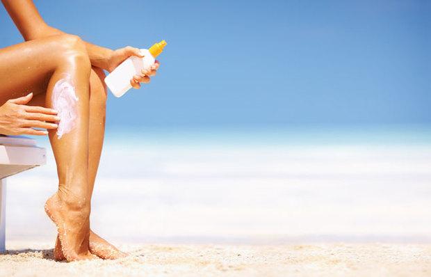 Sunscreen leg