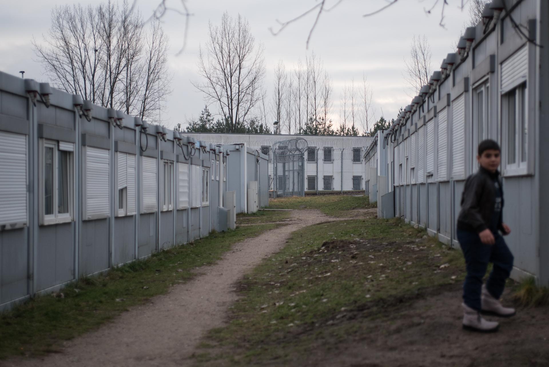 For asylum seekers at the Eisenhüttenstadt Refugee Center, these trailers are a temporary home while they wait for their application process to be completed. Some families end up living here for several months.