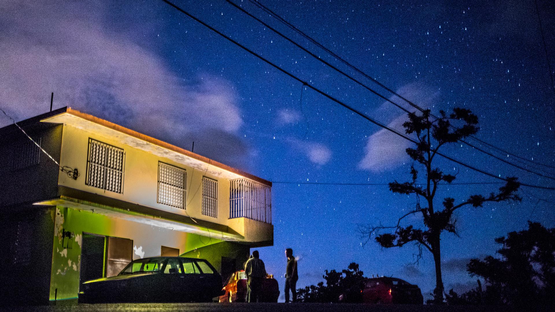 On Wednesday, the entire Island of Puerto Rico lost power. But before Wednesday's outage, after nearly eight months post-Hurricane Maria, 11 percent of the island was still living in darkness — including this apartment building in Coamo.`