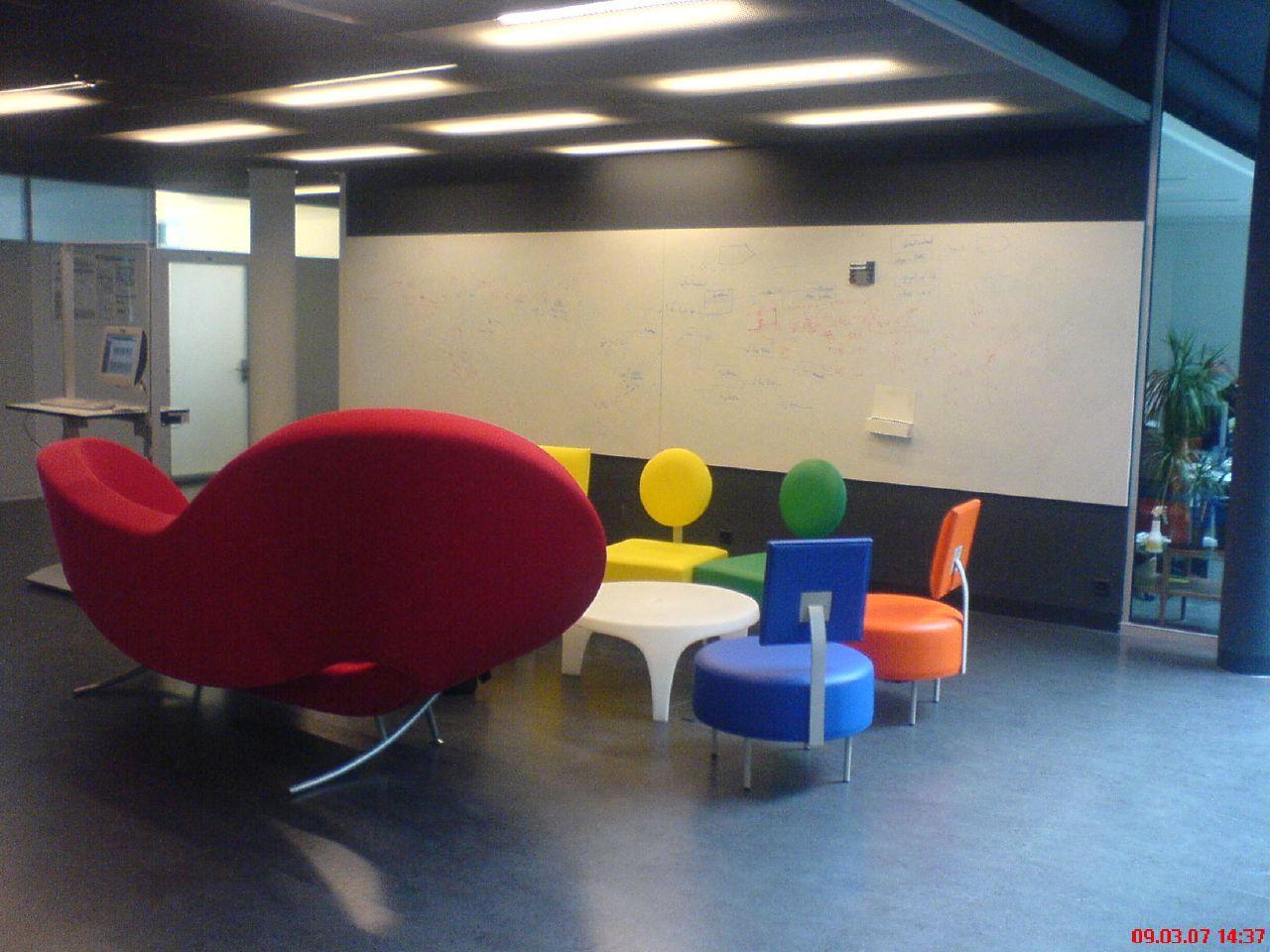 An open design space at EPFL, a research university in Lausanne, Switzerland.