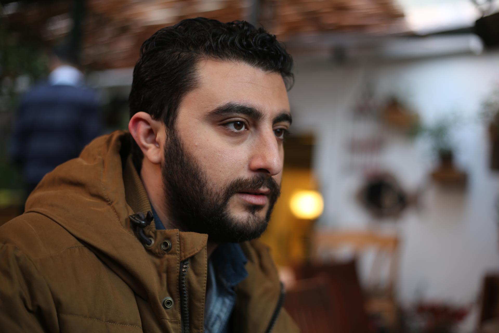 Mezar Matar escaped Raqqa in 2013 and he now lives in Istanbul.