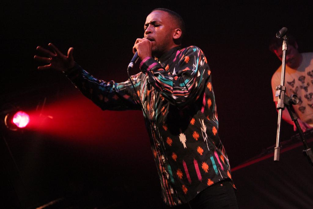 South African artist Spoek Mathambo performs in 2011.