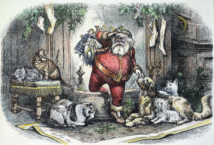 The coming of Santa Claus, by Thomas Nast
