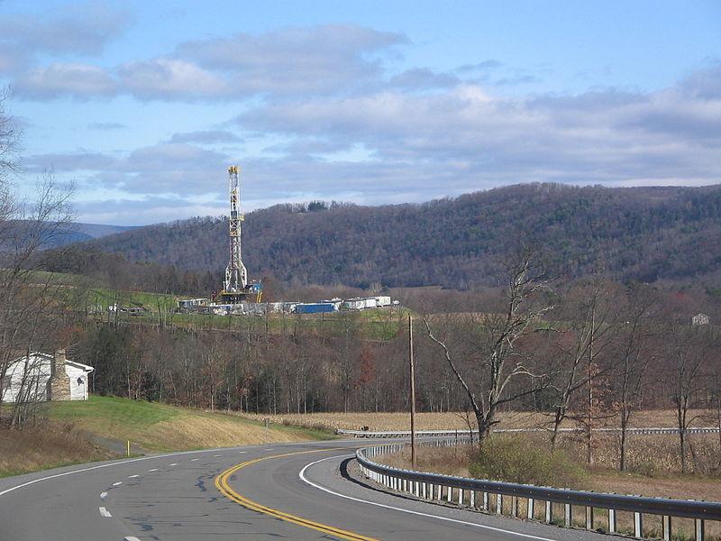 Fracking tower in PA