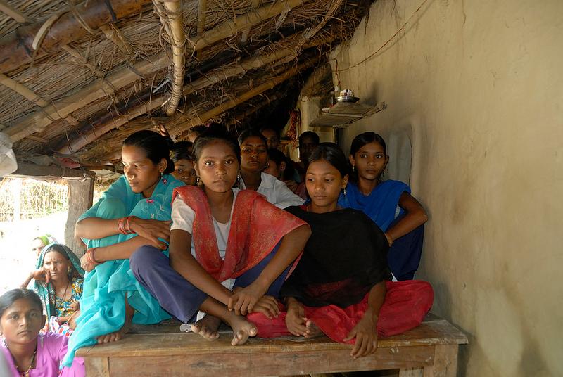Girls from a scholarship program in Nepal