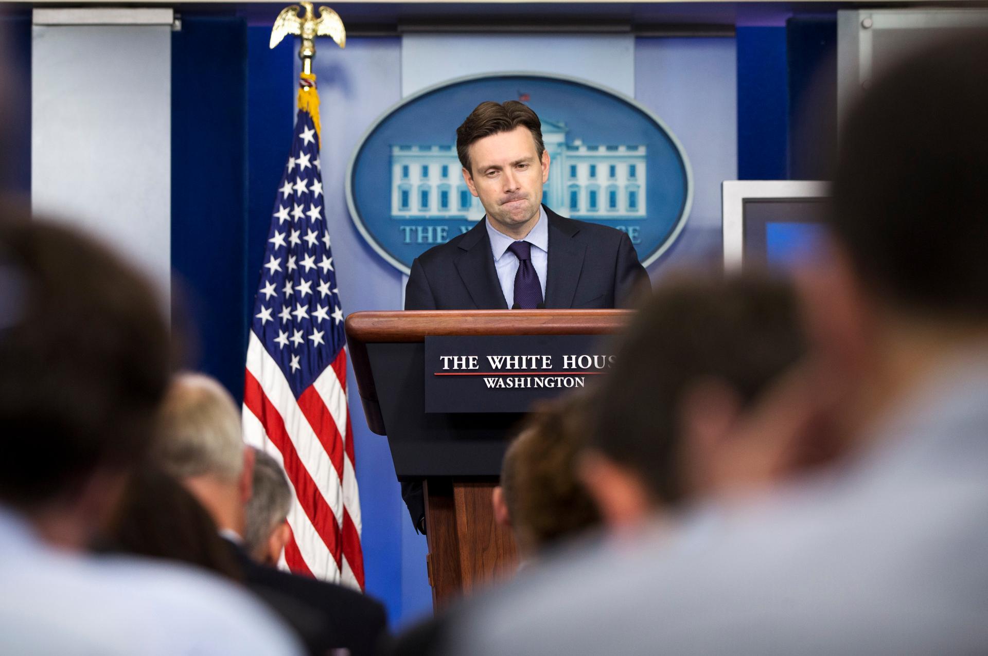 White House press secretary Josh Earnest