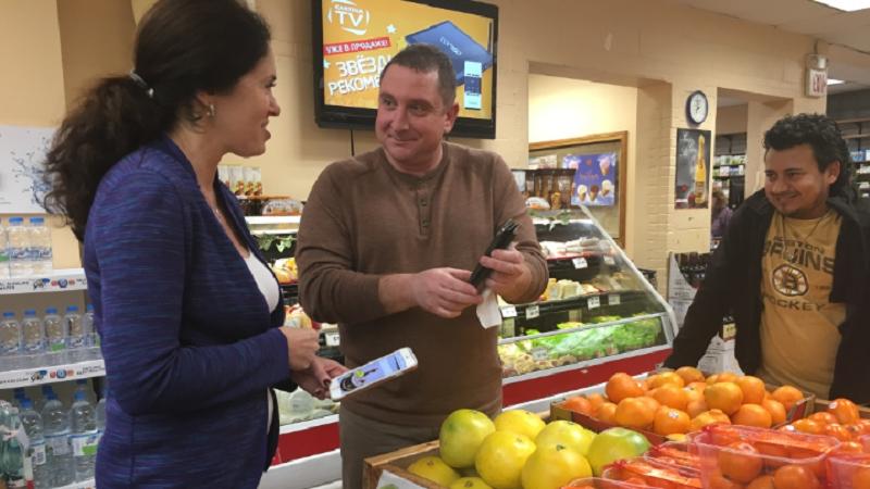 Yuriy Blyakhman and Sabina Roytman own several grocery stores in the Boston area that carry international food, particularly serving people from the former Soviet Bloc.
