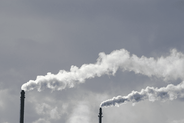 Pollution smokestacks