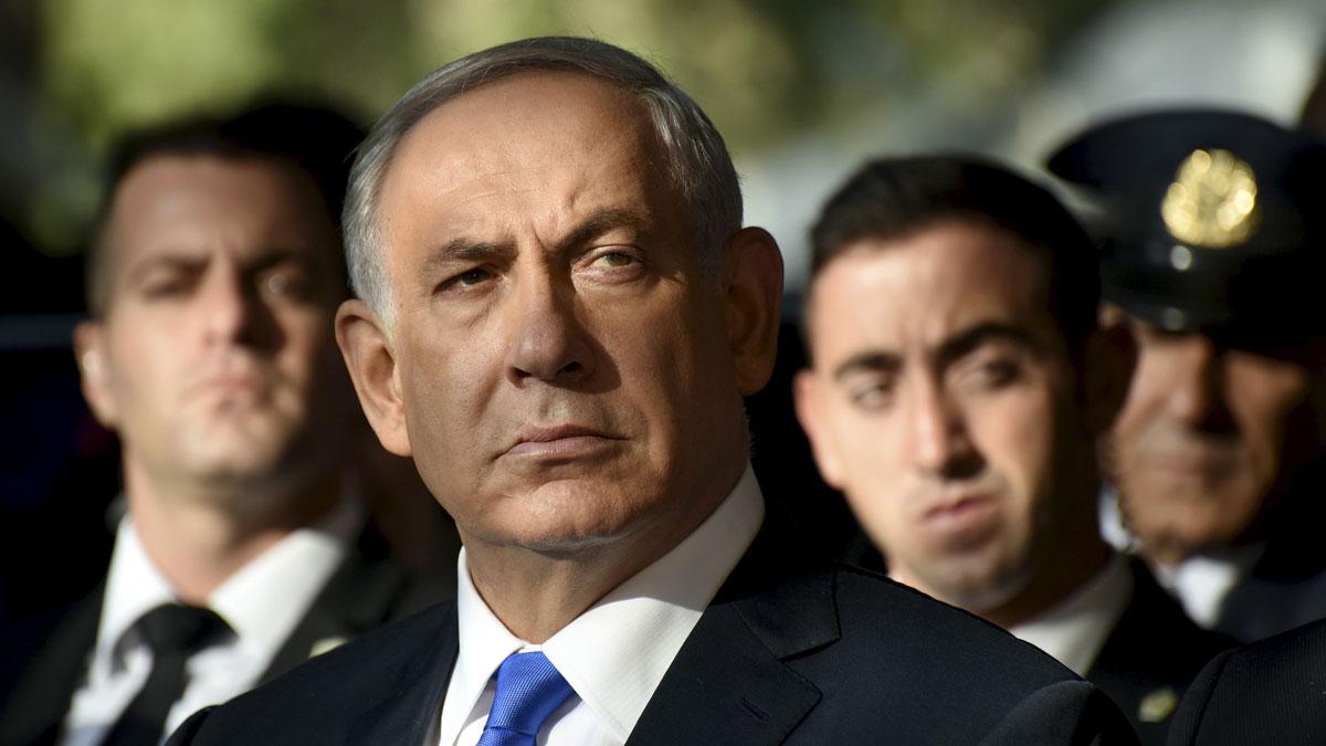 Israel's Prime Minister Benjamin Netanyahu attends a memorial ceremony for the late Prime Minister Yitzhak Rabin at Mount Herzl military cemetery in Jerusalem October 26, 2015. Israel is marking the 20th anniversary of Rabin's killing by an ultra-national