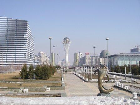 The Baiterek in Kazakhstan's capital 