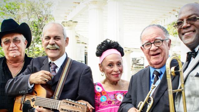 Members of the Buena Vista Social Club performing at The White House.