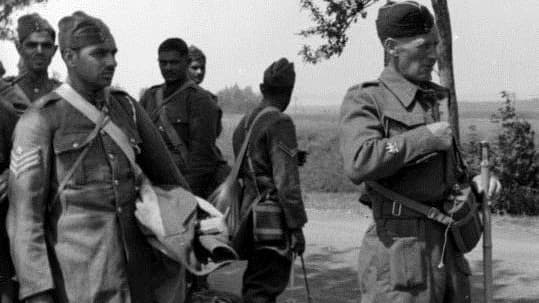 Soldiers of the Royal Indian Army Service Corps, captured in France, 1940